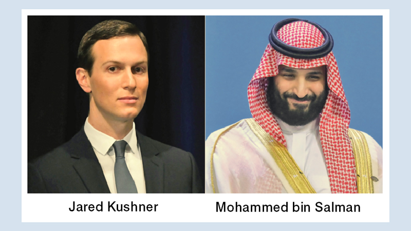 Kushner offered advice to Saudi crown prince after Khashoggi death