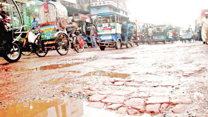 Kushtia roads in bad shape