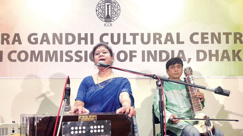 Laisa Ahmed Lisa mesmerises audience with Tagore songs 