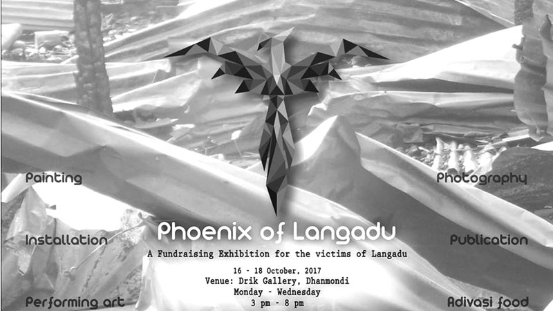 Fundraising exhibition for Langadu victims begins at Drik today 