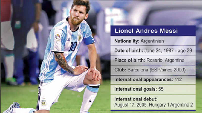 Argentina cries for retiring Messi