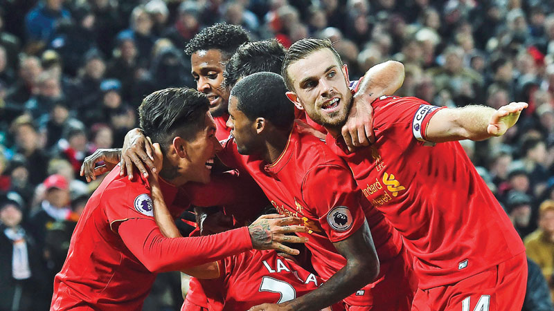 Reds come roaring back to rout Stoke