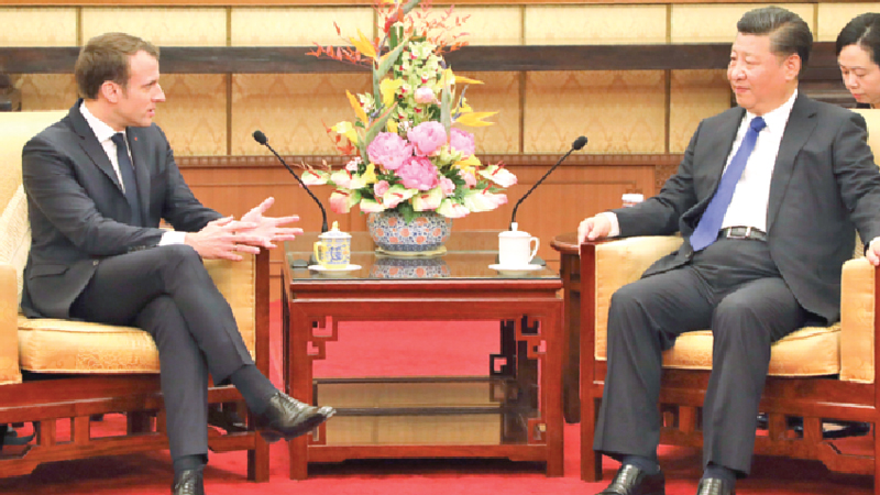 Macron endorses China’s Belt and Road Initiative with caution
