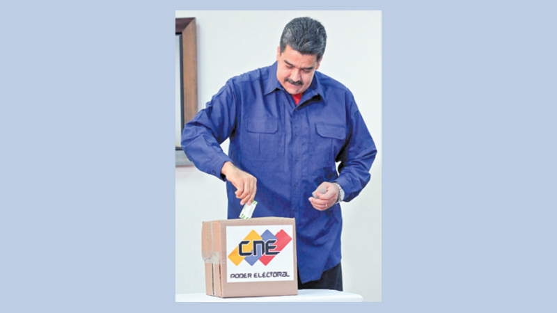 Maduro bars opposition