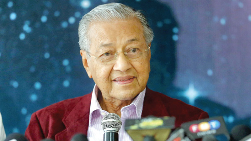 Mahathir heads to China today