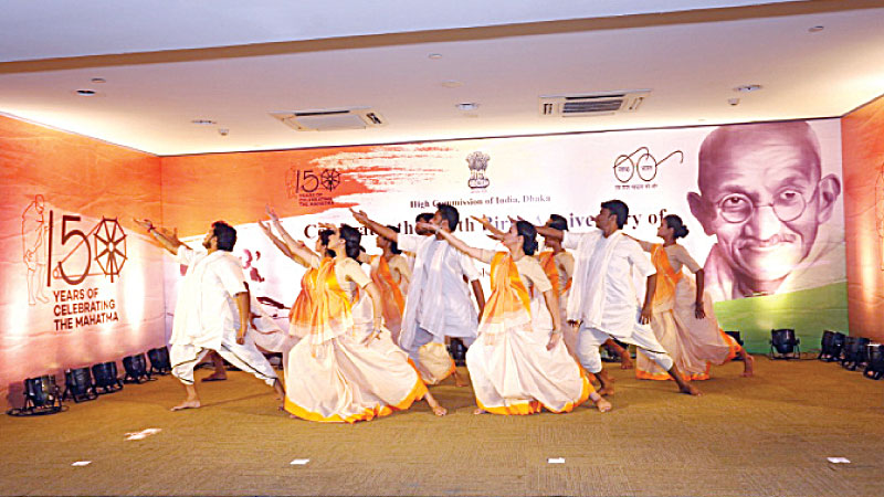 150th birth anniv of Mahatma Gandhi celebrated in style 