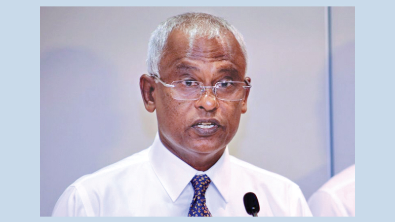 Solih sworn in replacing pro-China leader