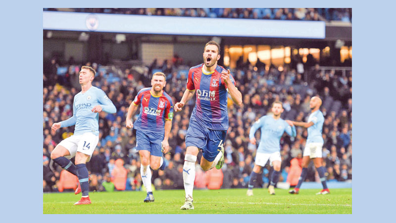 Manchester City stunned by Palace