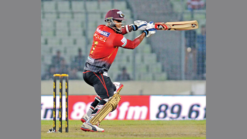 Comilla ride on Mashrafe daring batting