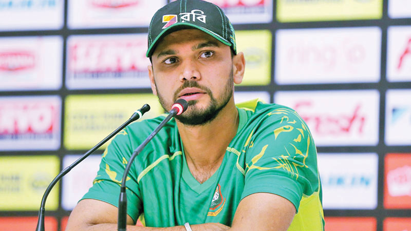 Mash wishes Bangladesh to
fare well in SA Test series