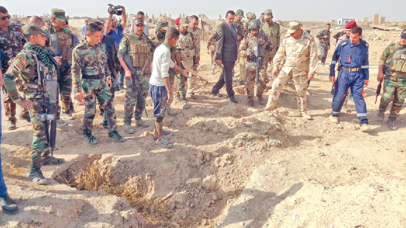 Mass graves discovered near Hawija