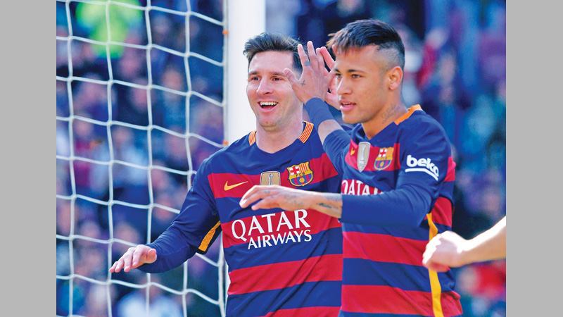 Messi leads six-star Barcelona through