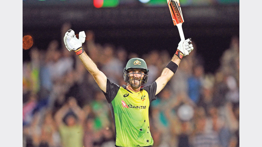 Maxwell ton powers Australia to T20 win over England