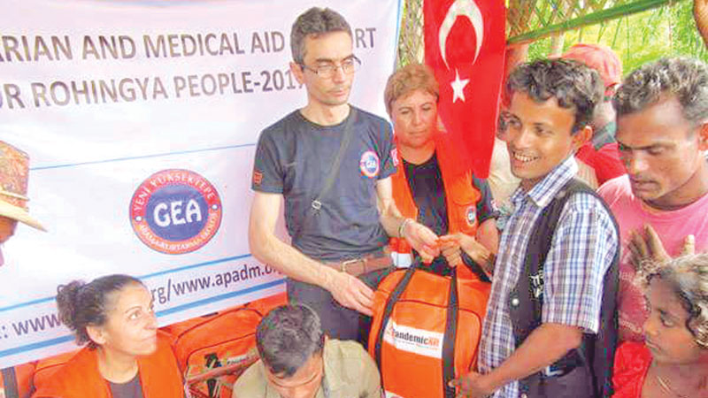 Medical support for Rohingyas