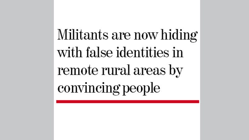 Militants shifting to rural areas after losing urban hideouts