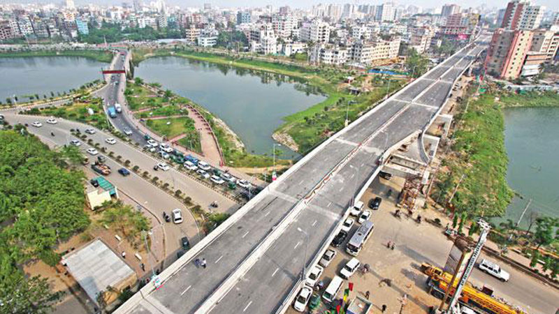 Shantinagar point of Moghbazar-Mouchak 
flyover to be opened soon