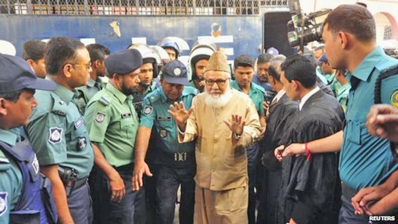 Death warrant for Nizami 
in Dhaka Central Jail
