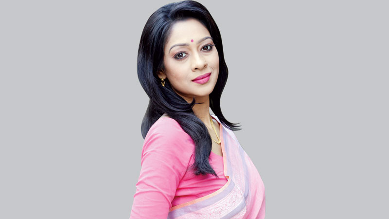 Moutushi Biswas models in new TVC