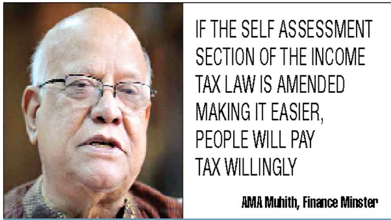 Muhith wants income tax law simplified 
