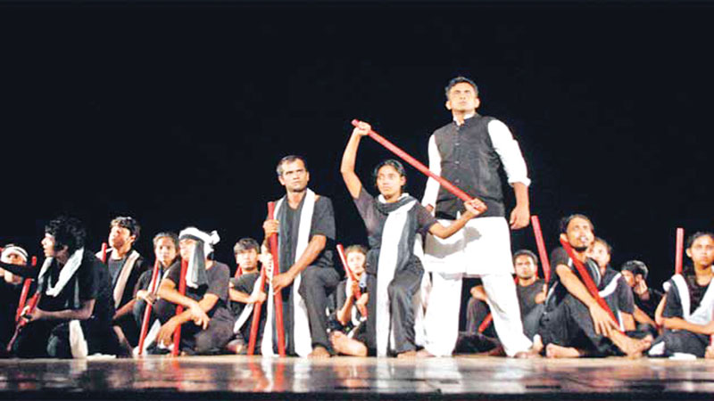 100th show of Mujib Mane Mukti at Shilpakala today