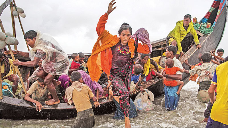 Cleansing Rohingya in Myanmar fashion