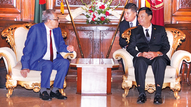 President wants Myanmar to
ensure safe return of Rohingyas