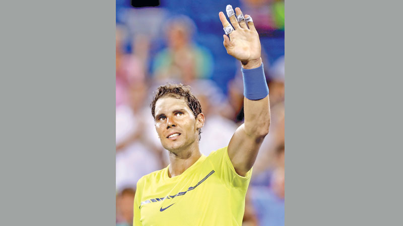 Nadal cruises in Cincinnati opener