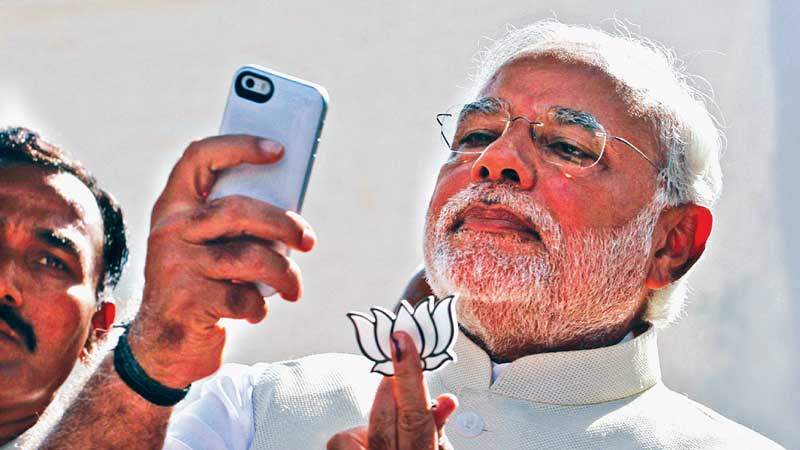 Narendra Modi and his selfie-obsession