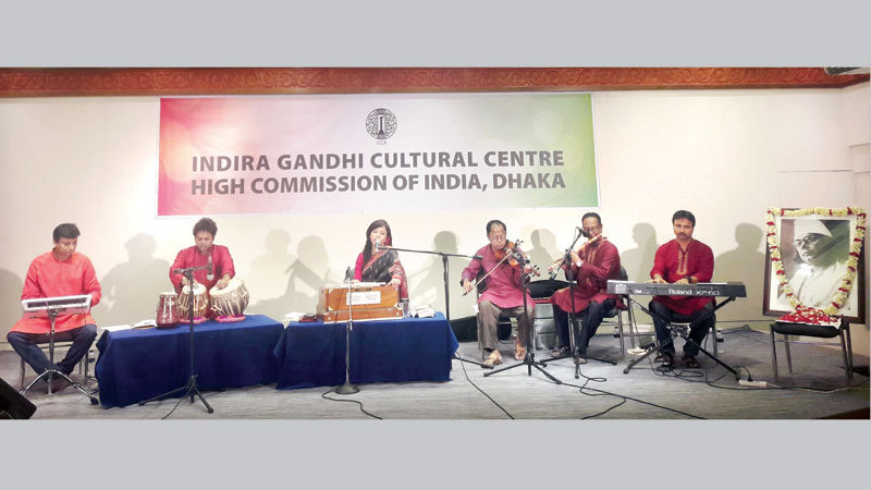 Chhanda Chakraborty mesmerises audience with Nazrul Sangeet 