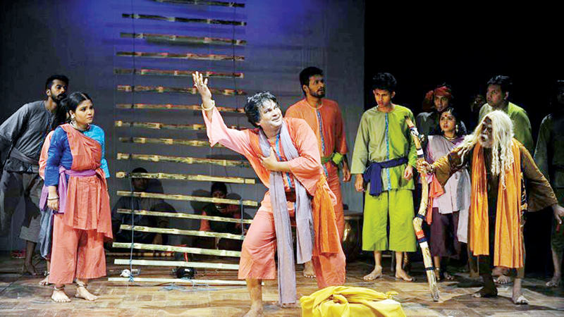 Mohakal stages �Neelakhyan� at Shilpakala today