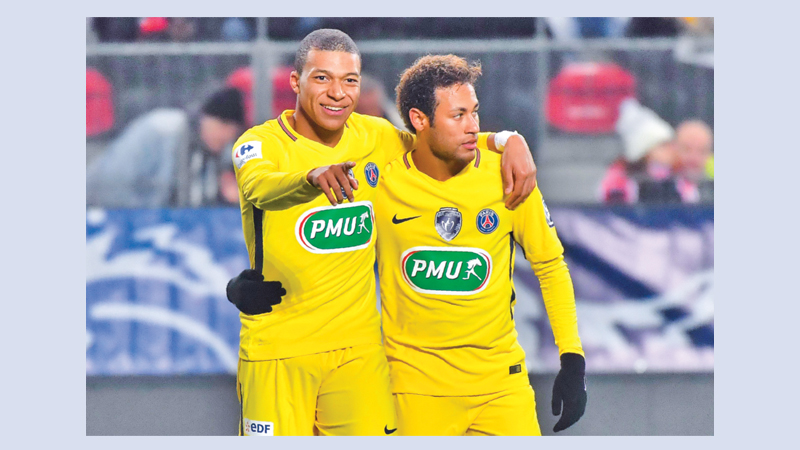 Neymar, PSG run riot in French Cup