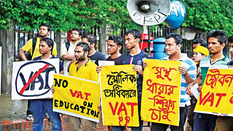 Students not to pay VAT this year