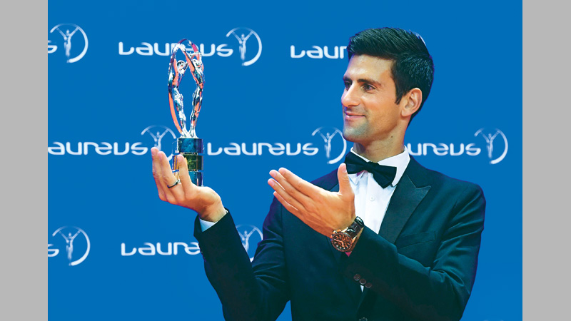 Djokovic, Serena bag Laureus World Sports awards