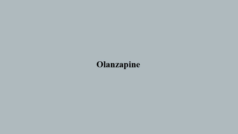 Olanzapine