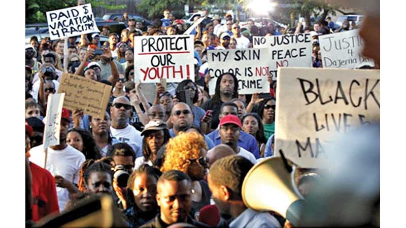 The number of times African-Americans were 
brutalized by police this year? Unknown