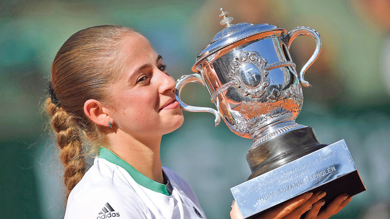 Ostapenko stuns Halep to win maiden Grand Slam