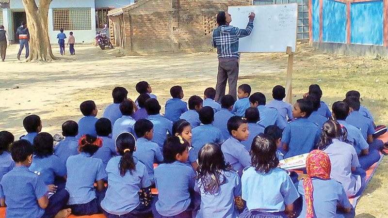 Classes under open sky