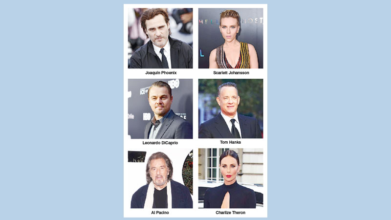 Oscar nominees in main categories