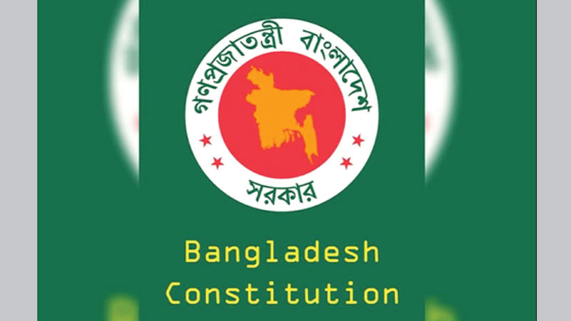 Our constitution was not a one man-show