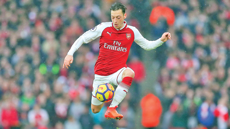 Ozil fitness heartens Wenger
ahead of Burnley clash