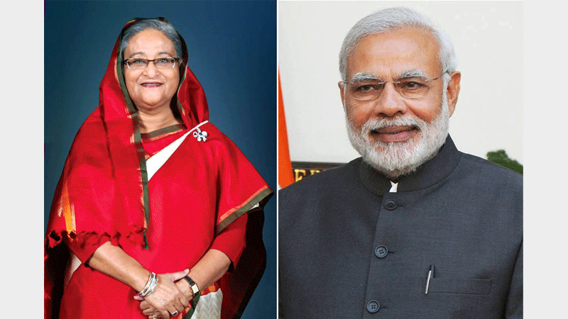 Modi phones Hasina to extend New Year greetings