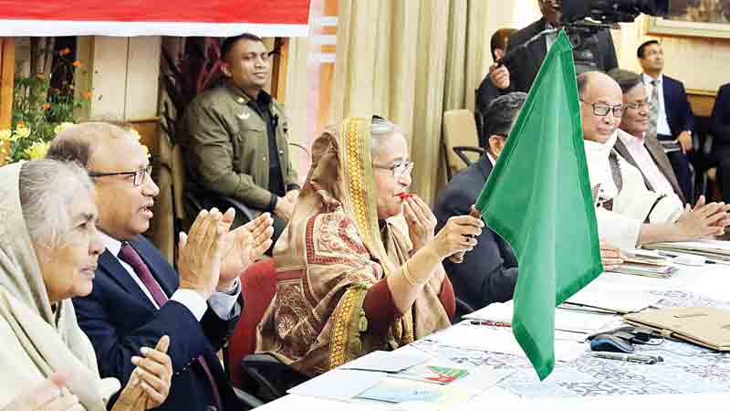 PM opens water treatment plants in Ctg, Khulna 