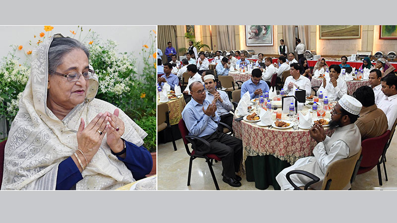 PM hosts iftar for NBR, Finance Division officials