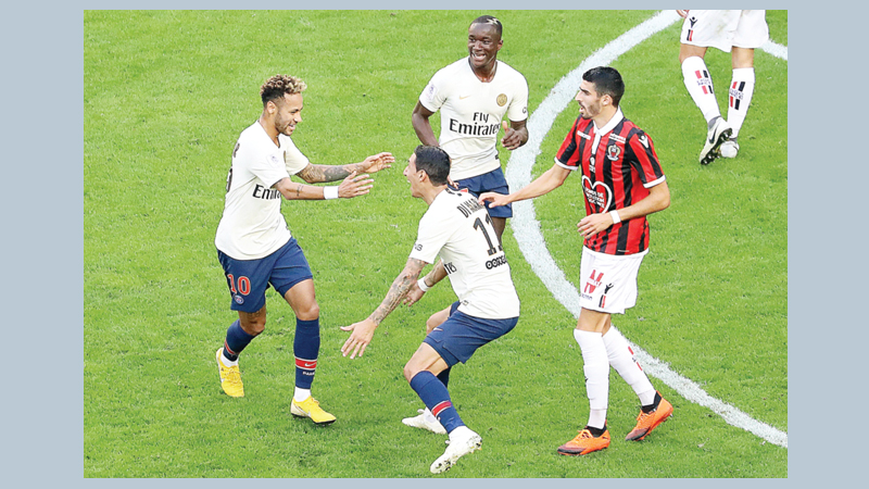 PSG brush aside Nice to equal League record