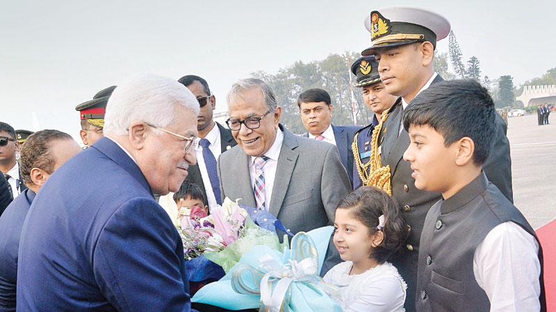 Palestinian president on 3-day visit