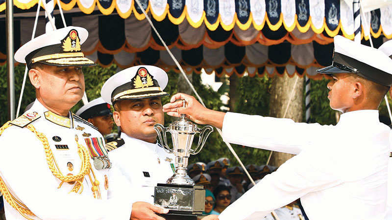 Passing out parade of Navy held in Khulna