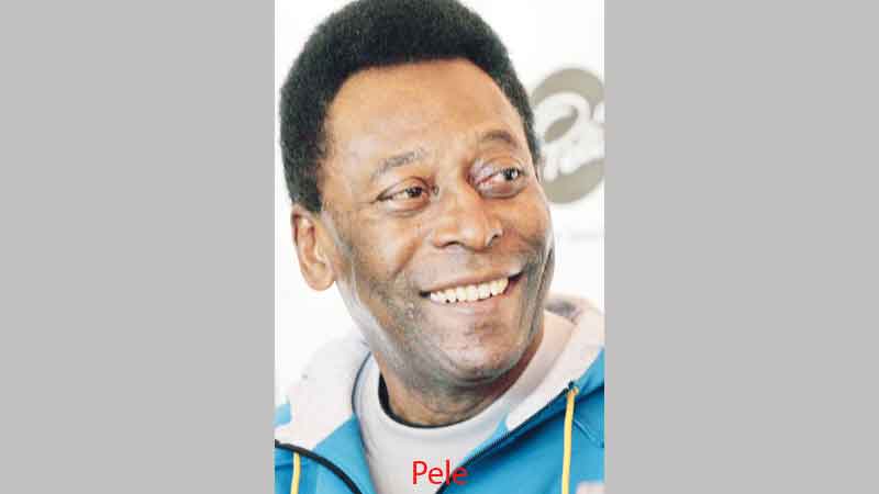 Pele recovering from corrective hip surgery