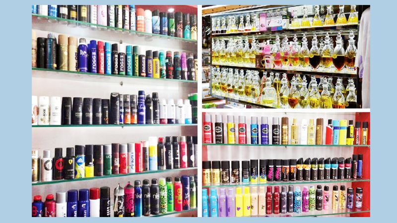 Perfume starts to spread aroma