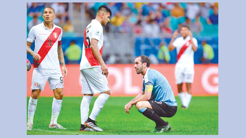Peru shock Uruguay on penalties to reach semis