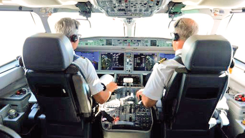 Pilots flying high as airline 
travel increases